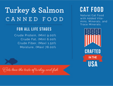 Turkey and Salmon Dinner for Cats