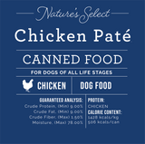 Nature’s Select Canned Chicken Pate Recipe for Dogs